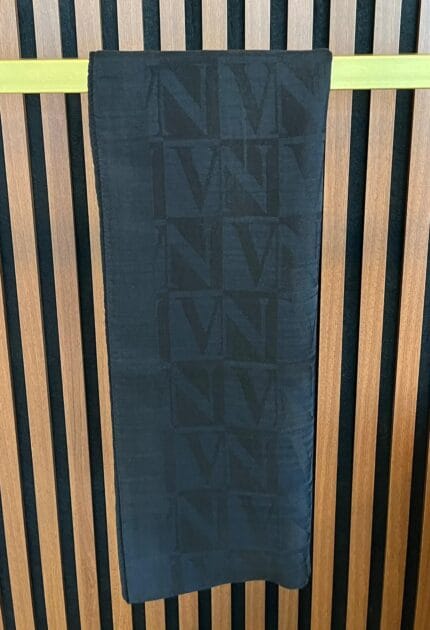 Naia Pamuk Şal/V Desen Siyah